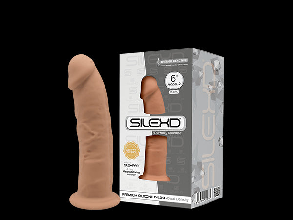 Fallo realistico con ventosa Model 2 15 cm caramel