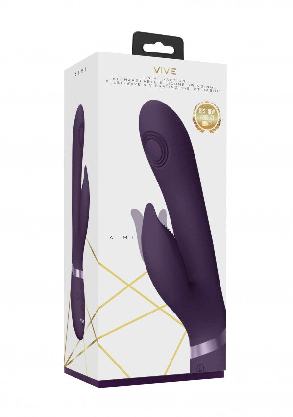 Vibratore rabbit Aimi Viola