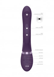 Vibratore rabbit Aimi Viola