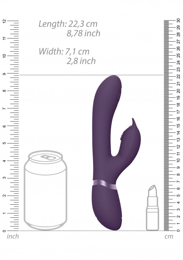 Vibratore rabbit Aimi Viola