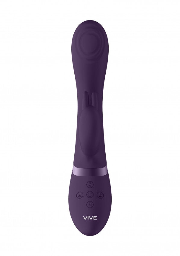 Vibratore Rabbit Cato Pulse G-spot Viola
