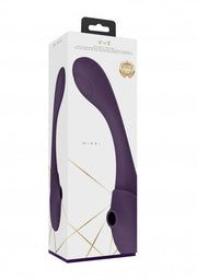 Vibratore vaginale Double Ended Pulse Wave Air-Wave Bendable Vibrator Purple