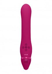 Vibratore vaginale anale strap on Dual Pulse-Wave & Airwave Strapless Strapon Pink