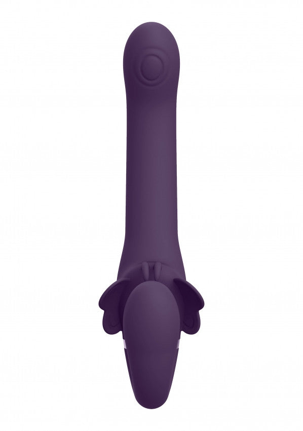 Vibratore indossabile senza cintura Satu - Purple