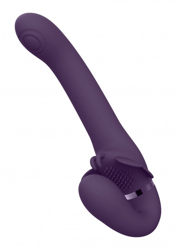 Vibratore indossabile senza cintura Satu - Purple