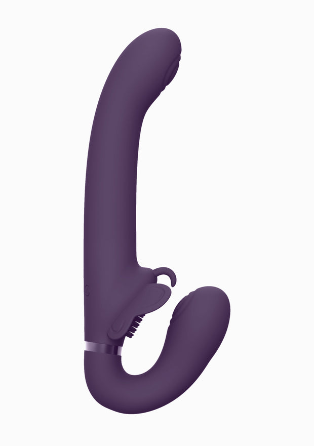 Vibratore indossabile senza cintura Satu - Purple