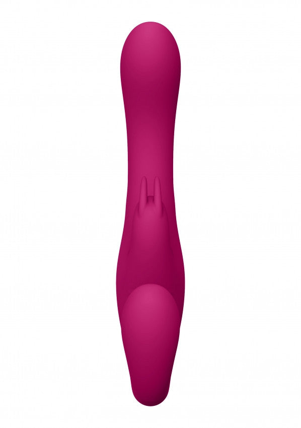 Dildo rabbit vibrante strapless Suki- Pink