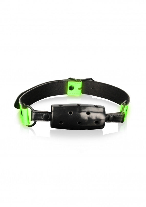 Morso Cylinder Gag - Glow in the Dark - Neon Green/Black