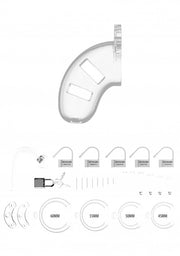 Gabbia con plug anale Cage with Plug 10 - Transparent