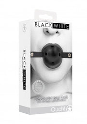 Morso Breathable Ball Gag - With Bonded Leather Straps