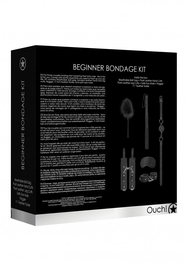 Kit per la coppia Beginners Bondage Kit - Black