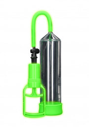 Pompa per pene Comfort Beginner Pump - Glow in the Dark - Neon Green