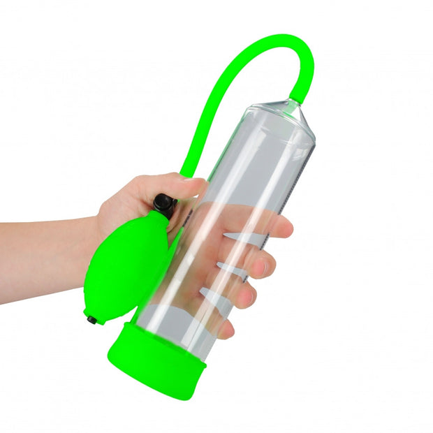 Sviluppatore pompa Classic Penis Pump - Glow in the Dark - Neon Green