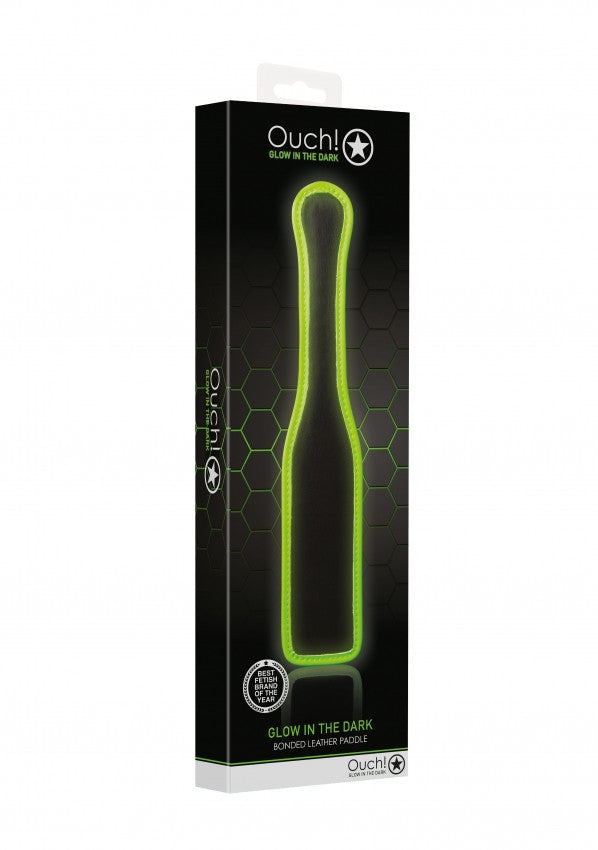 Sculacciatore Paddle - Glow in the Dark - Neon Green/Black