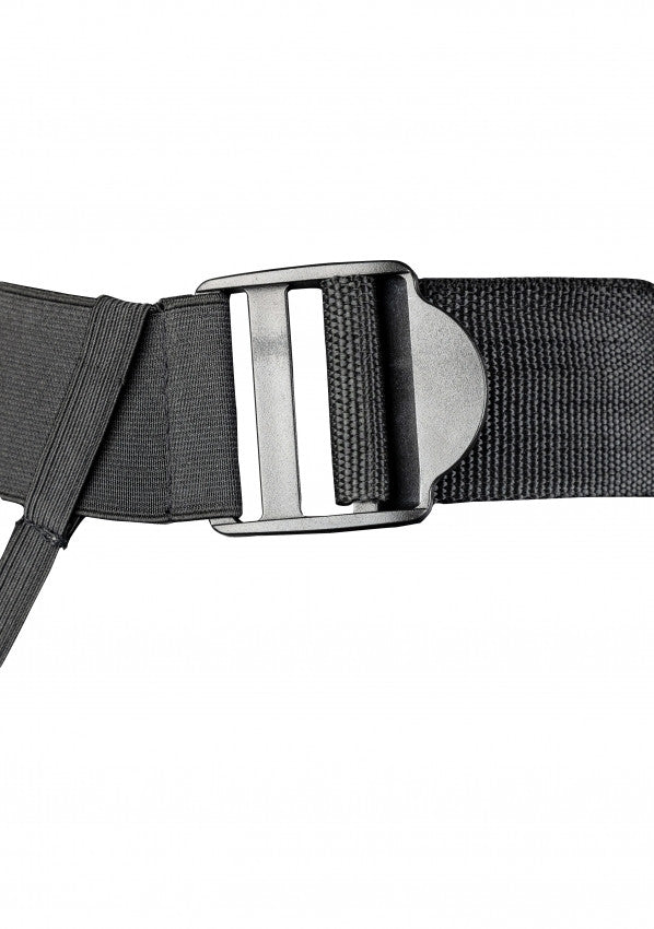 fallo indossabile Twisted Hollow Strap-on - 8'' / 20 cm - Gun Metal