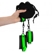 Costrittivo per letto Bed Bindings Restraint Kit Neon Green/Black