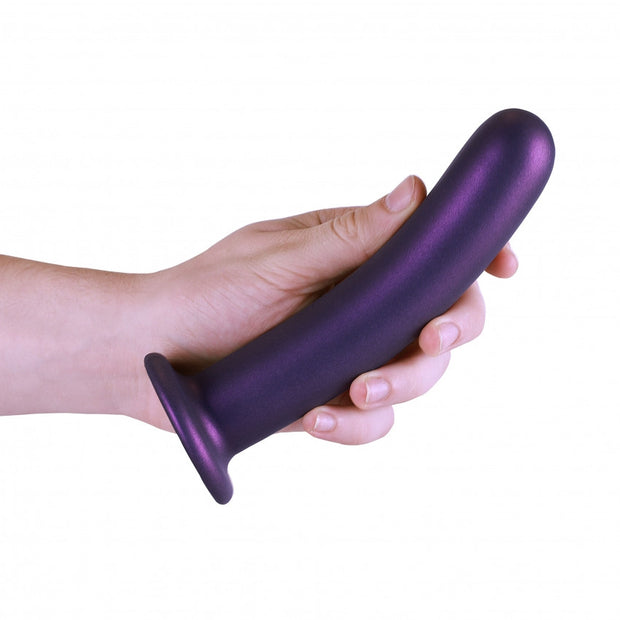 Dildo vaginale con ventosa Smooth G-Spot Dildo 7'' / 17 cm Purple