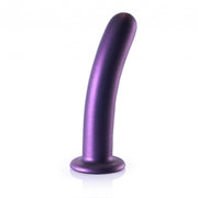 Dildo vaginale con ventosa Smooth G-Spot Dildo 7'' / 17 cm Purple