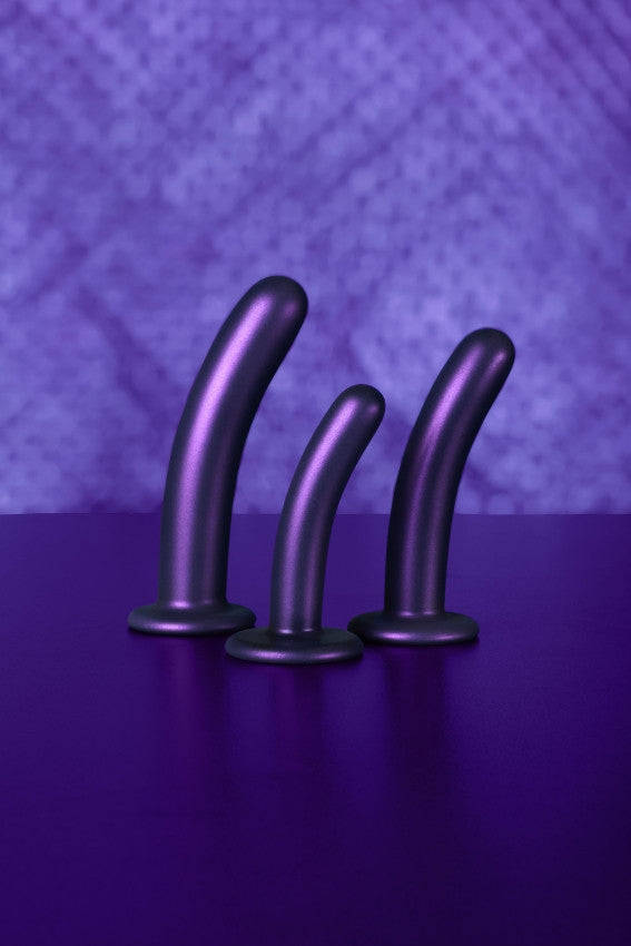 Dildo vaginale con ventosa Smooth G-Spot Dildo 7'' / 17 cm Purple