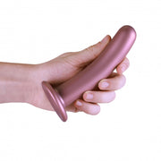 Dildo vaginale con ventosa Smooth G-Spot Dildo 6'' / 14,5 cm Rose Gold