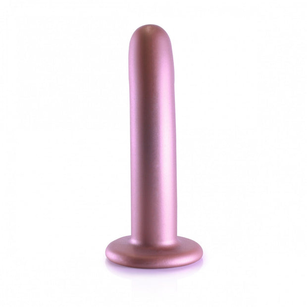 Dildo vaginale con ventosa Smooth G-Spot Dildo 6'' / 14,5 cm Rose Gold