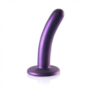 Dildo vaginale con ventosa Smooth G-Spot Dildo 5'' / 12 cm Metallic Purple