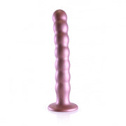 Dildo vaginale con ventosa a sfere Beaded G-Spot Dildo 8'' / 20,5 cm Rose Gold