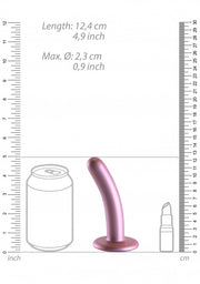 Dildo vaginale con ventosa Smooth G-Spot Dildo 5'' / 12 cm Rose Gold