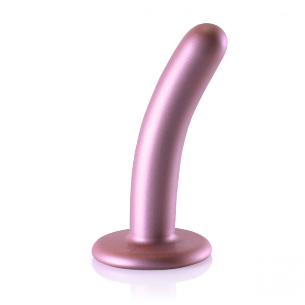 Dildo vaginale con ventosa Smooth G-Spot Dildo 5'' / 12 cm Rose Gold