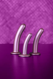 Dildo vaginale con ventosa Smooth G-Spot Dildo 5'' / 12 cm Rose Gold