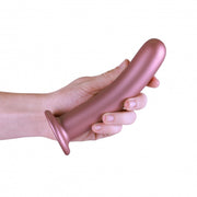 Dildo vaginale con ventosa Smooth G-Spot Dildo 7'' / 17 cm Rose Gold