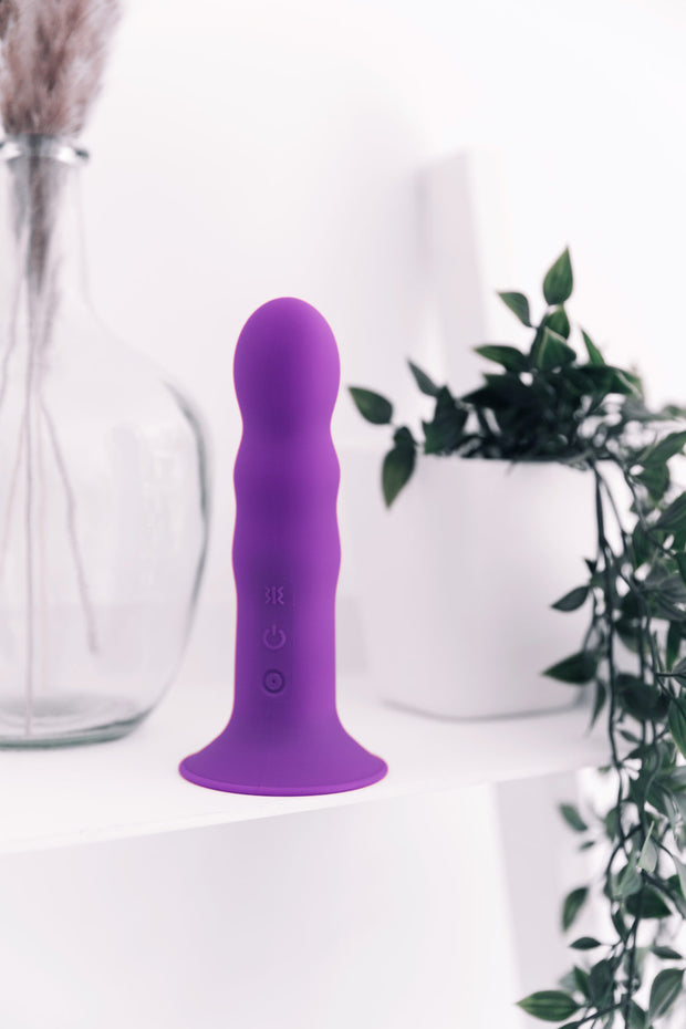 Vibratore con ventosa Hitsens 3 Vibe Purple