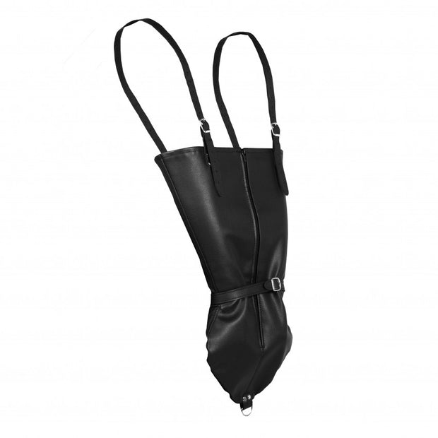 Costrittivo braccia bondage Zip-up Full Sleeve Arm Restraint Black