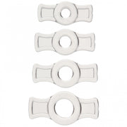 Anelli fallici trasparenti Cockring Set - Clear