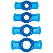 Anelli fallici blu Cockring Set - blue