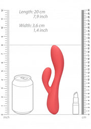 Vibratore vaginale Smooth Ultra Soft Silicone Rabbit Vibrator Astro Dust