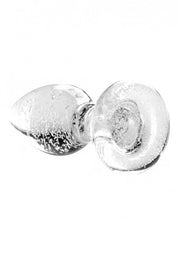 Plug fosforescente Glow-In-The-Dark Glass Anal Plug - Medium