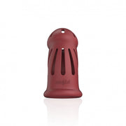 Gabbia di castità Model 28 Ultra Soft Silicone Chastity Cage Red