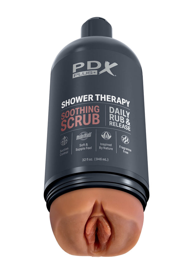 Maturbatore maschile Shower Therapy Soothing Scrub caramel