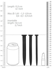 kit uretrale Silicone Rugged Nail Plug Set