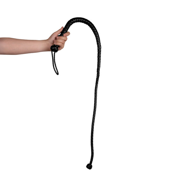 Frusta Leather Whip with Knot Detail