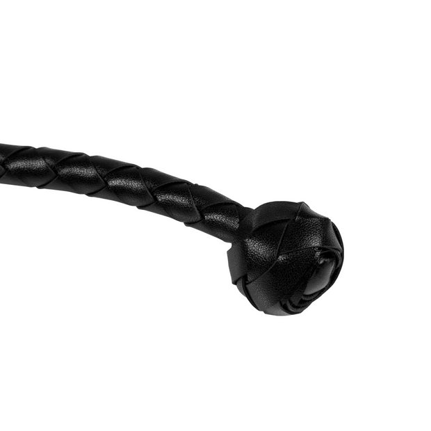 Frusta Leather Whip with Knot Detail