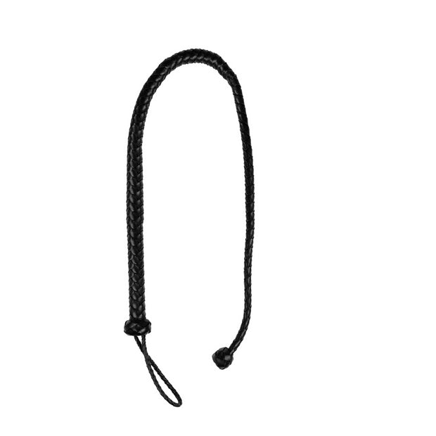 Frusta Leather Whip with Knot Detail