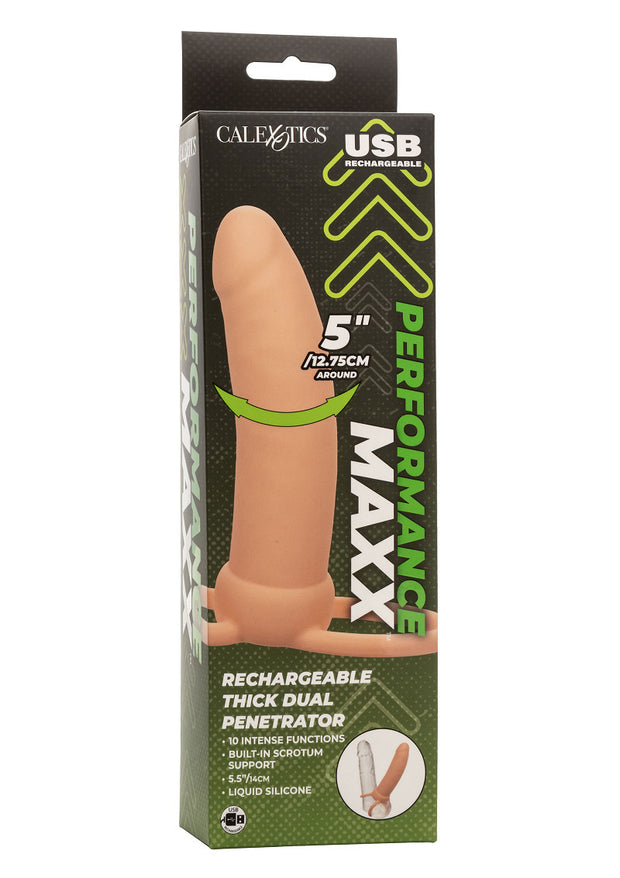 CalExotics Performance Maxx Rechargeable Thick Dual Penetrator