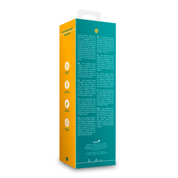 Vibratore rabbit inflatable vibrator
