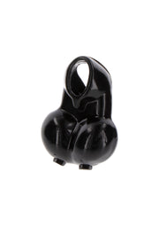 Anello per pene con testicoli ToyJoy Black