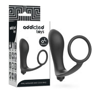 Plug Anale Vibrante Con Anello Del Pene