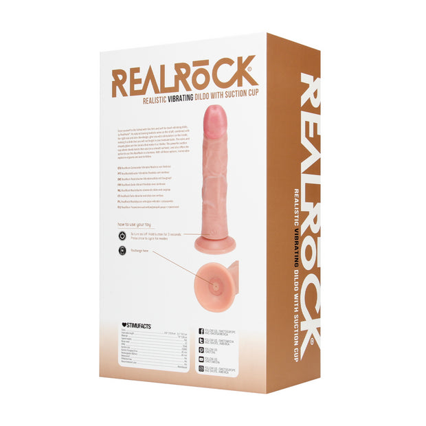 Dildo realistico vibrante con ventosa RealRock