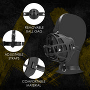 Costrittivo bondage museruola con morso fetish regolabile Ouch!