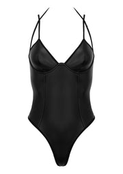 Body erotico g-string wetlook nero kotek